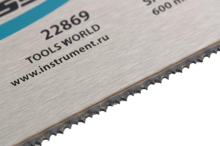 Полотно пильное для прецизионного стусла GROSS "PIRANHA" 600 мм, зуб 2D, 18 TPI 22869 - изображение 3