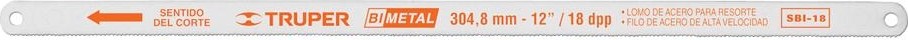 Полотно по металлу TRUPER 24 TPI 2 шт. 19700 19700
