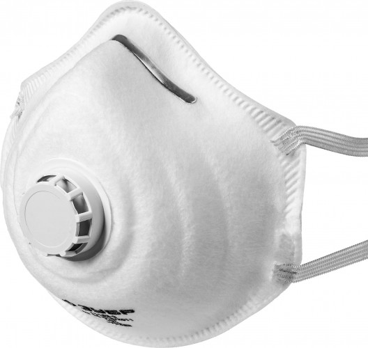 Полумаска фильтрующая ЗУБР ФК-99 коническая, с клапаном ffp3 11163-3