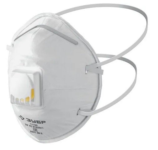 Полумаска фильтрующая ЗУБР ФКН-80 класс защиты FFP1, коническая 11155