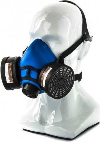 Полумаска  "ИСТОК"-300/400 изолирующая, со сменными комбинированными фильтрами А1Р1, 89243 892437