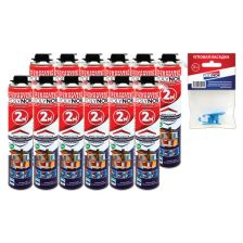 Комплект Polynor для теплоизоляции пола 15 м2: напыляемый утеплитель (12 шт), угловая насадка - изображение 7