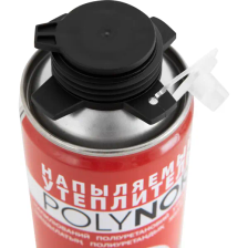 Комплект Polynor для теплоизоляции пола 15 м2: напыляемый утеплитель (12 шт), угловая насадка - изображение 9