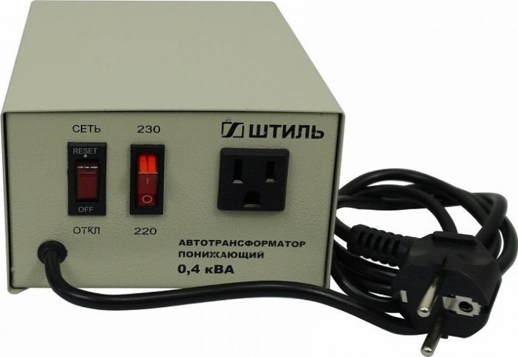Понижающий автотрансформатор ШТИЛЬ АТ 230-220/100-0,4-50 (серый) АТ 230-220/СТО-0,4-50 с/к