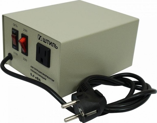 Понижающий автотрансформатор ШТИЛЬ АТ 230-220/100-0,4-50 (серый) АТ 230-220/СТО-0,4-50 с/к - изображение 2