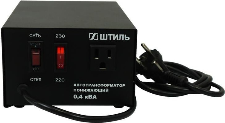 Понижающий автотрансформатор ШТИЛЬ АТ 230-220/100-0,4-50 (черный) АТ 230-220/СТО-0,4-50 ч/к
