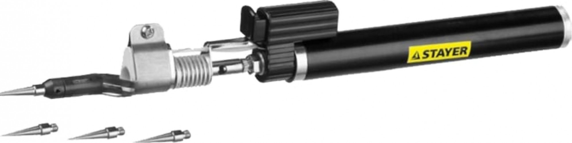 Портативная горелка STAYER PROTerm "professional" 2в1, пьезоподжиг, регулировка пламе 55505-H6