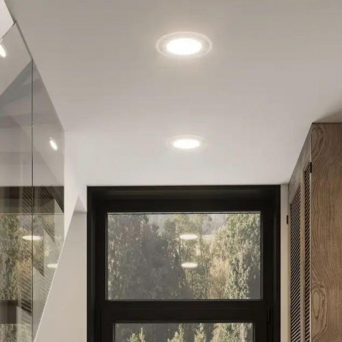 Потолочный светодиодный светильник GAUSS Glass круг18w 1480lm 4000k с дек стеклом led 947111218 - изображение 3