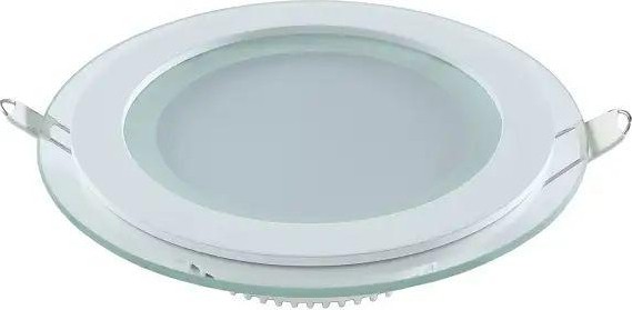 Потолочный светодиодный светильник GAUSS Glass круг12w 990lm 4000k с дек стеклом led 947111212