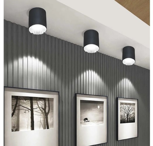 Потолочный светодиодный светильник REXANT 615-002 Сириус 15 Вт 4000 К LED черный - изображение 5