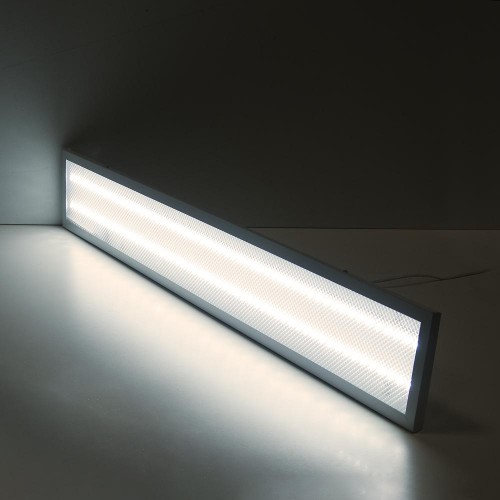 Потолочный светодиодный светильник GAUSS 36W 2950lm 6500k призма 1200*180*19мм 860125336 - изображение 2