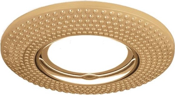 Потолочный светодиодный светильник GAUSS CA058 metal exclusive круг. золото, Gu5.3
