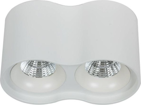 Потолочный светодиодный светильник GAUSS HD032 overhead наклдвойной цилиндр 24w 1600lm 3000k белы