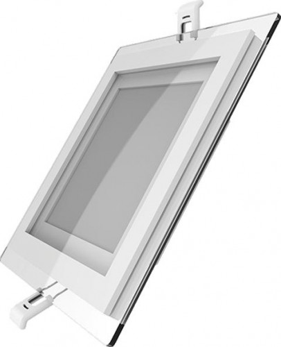 Потолочный светодиодный светильник GAUSS Glass квадрат 12w 900lm 3000k с дек стек led 948111112 - изображение 5