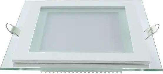 Потолочный светодиодный светильник GAUSS Glass квадрат 6w 450lm 3000k с дек стеклом led 948111106 - изображение 2