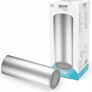 Потолочный светодиодный светильник GAUSS HD006 overhead накл цил 12w 920lm 4100k хром сатин - изображение 3