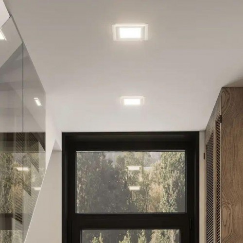 Потолочный светодиодный светильник GAUSS Glass квадрат 12w 900lm 3000k с дек стек led 948111112 - изображение 4