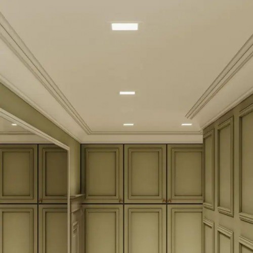 Потолочный светодиодный светильник GAUSS Slim квадрат 6w 400lm 4000k 940111206 - изображение 2