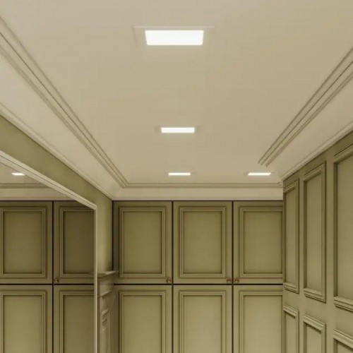 Потолочный светодиодный светильник GAUSS Slim квадрат 15w 1100lm 4000k 940111215 - изображение 2