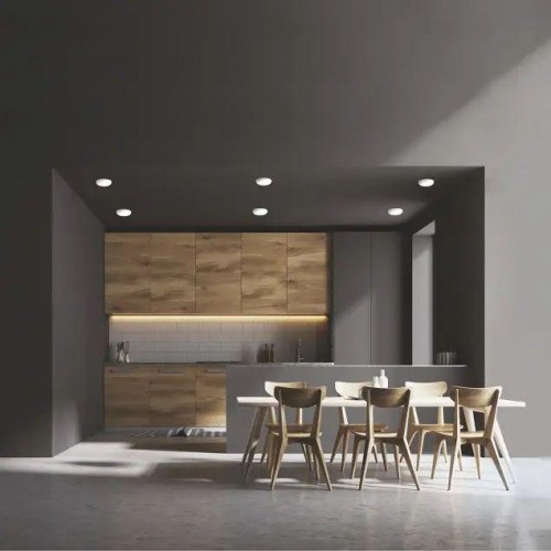 Потолочный светодиодный светильник GAUSS Frameless круг 12w 1200lm 4000k 967511212 - изображение 3