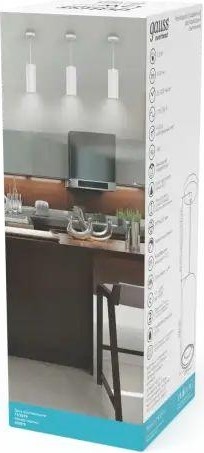 Потолочный светодиодный светильник GAUSS HD036 overhead подвесной цилиндр 12w 920lm 4100k белый - изображение 3