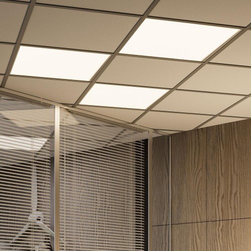 Потолочный светодиодный светильник GAUSS 48W 48w 4200lm 4000k ip20 призма led 842123245 - изображение 2