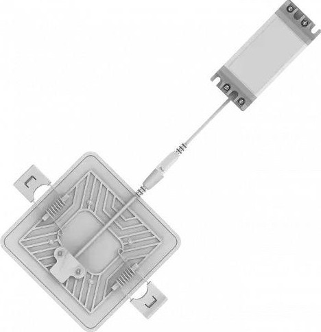 Потолочный светодиодный светильник GAUSS Frameless квадрат 9w, 4000k встраиваемый 968511209 - изображение 3