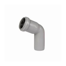 Отвод PP-H серый б/н Дн40х67гр в/к HT Ostendorf 111130 - изображение 2