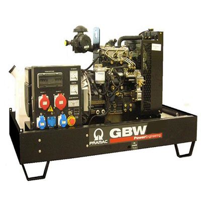 Дизельный генератор PRAMAC GBW15P Mecc Alte однофазный без кожуха