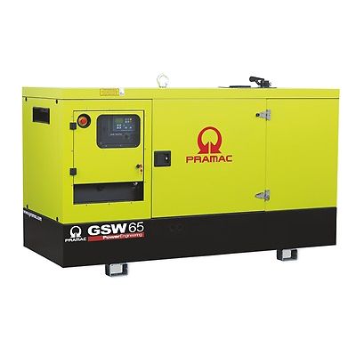 Дизельный генератор PRAMAC GSW65I Leroy Somer трехфазный в кожухе