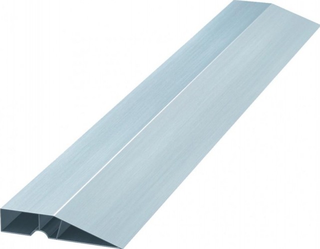 Правило СИБРТЕХ Трапеция, 2 ребра жесткости, L-1,0 м алюминиевое 89601 - изображение 2