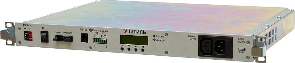 Преобразователь напряжения ШТИЛЬ PS60/1500 (STS) с байпасом, для систем связи (Инвертор) PS60/1500 (STS) - изображение 2