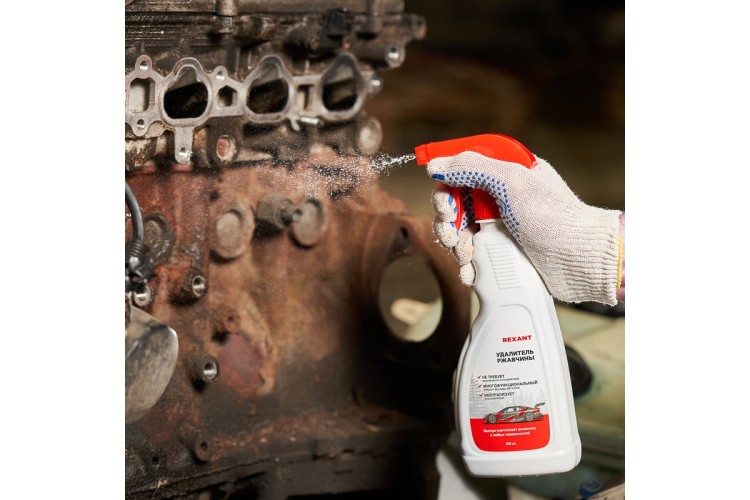Преобразователь ржавчины REXANT 500 мл с триггером 85-0056 - изображение 3
