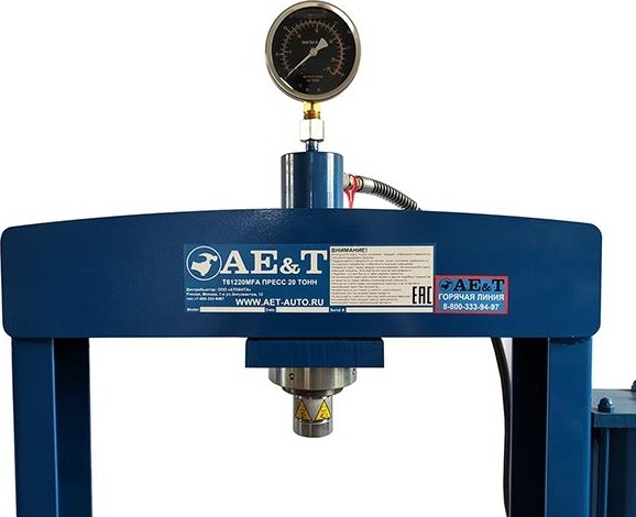 Пресс AE&T T61220MFA 20т с ножной педалью и пневмоприводом - изображение 10