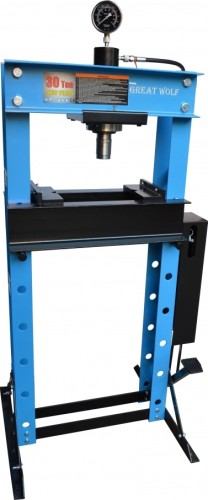 Пресс гидравлический GREAT WOLF GW-0930F с ручным и ножным приводом