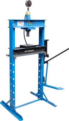 Пресс гидравлический OPTIMUS OPT-220F гаражный 20 т, ручной и ножной привод в0000138404