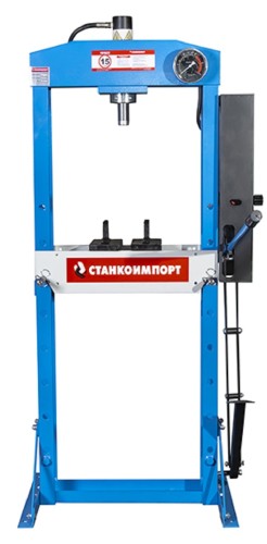Пресс гидравлический СТАНКОИМПОРТ SD0822 рамный на 15 тонн с ножным приводом