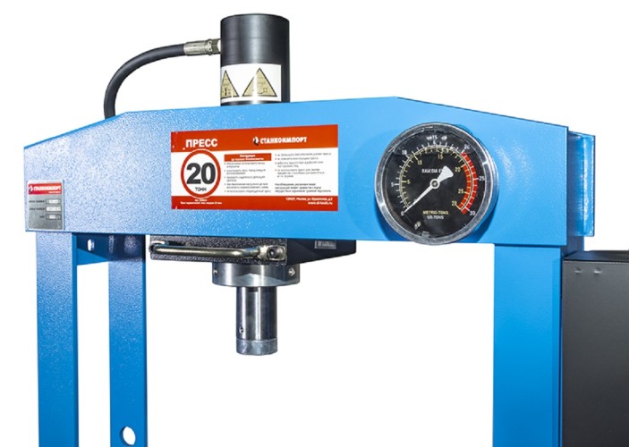 Пресс гидравлический СТАНКОИМПОРТ SD0823 рамный на 20 тонн с ножным приводом - изображение 2