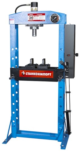 Пресс гидравлический СТАНКОИМПОРТ SD0823 рамный на 20 тонн с ножным приводом