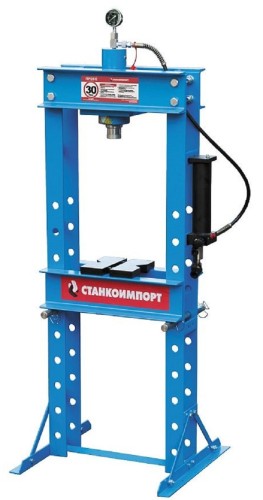 Пресс гидравлический СТАНКОИМПОРТ SD0808B 30 тонн с ручным приводом