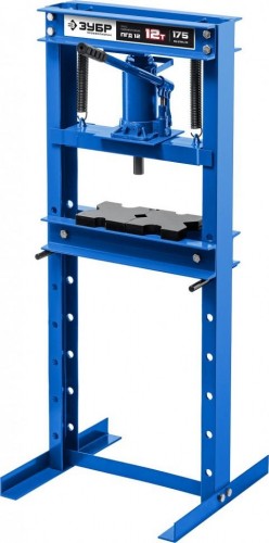 Пресс гидравлический ЗУБР ПГД-12 с домкратом и возвратными пружинами, 12т 43070-12