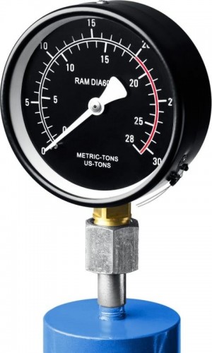 Пресс гидравлический ЗУБР ПГН-20 с гидронасосом и манометром, 20т 43072-20 - изображение 5