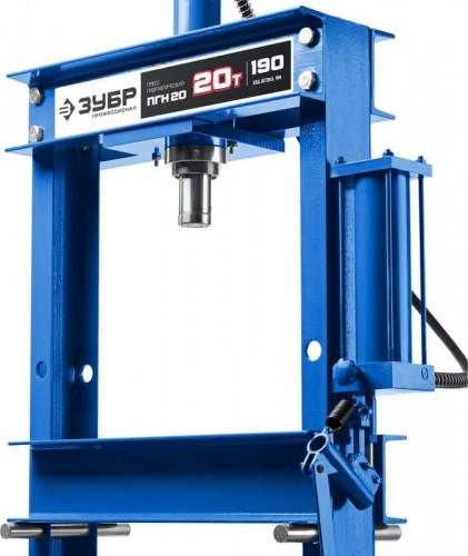 Пресс гидравлический ЗУБР ПГН-20 с гидронасосом и манометром, 20т 43072-20 - изображение 3