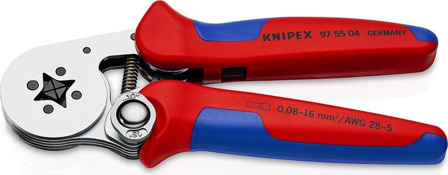 Пресс-клещи для контактных гильз KNIPEX 975504 180 мм KN-975504