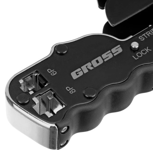 Пресс-клещи GROSS 17723 для обжима телеф. и компьют. клемм RJ45, 8P и RJ11 - изображение 4