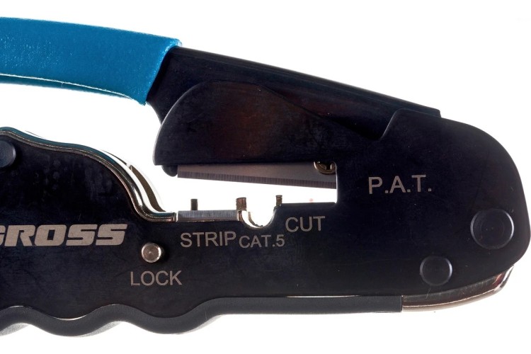 Пресс-клещи GROSS 17723 для обжима телеф. и компьют. клемм RJ45, 8P и RJ11 - изображение 2