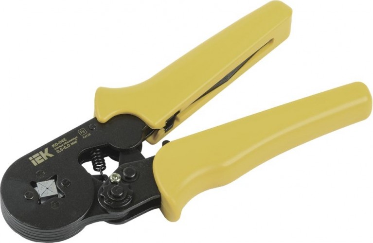 Пресс-клещи IEK КО-04Е для 0.5-6.0 кв.мм квадрат TKL10-D4
