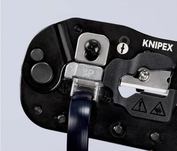 Пресс-клещи KNIPEX KN-975113SB 3-в-1, для штекеров RJ 45 - изображение 3