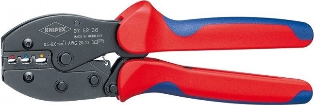 Пресс-клещи KNIPEX KN-975236SB PreciForce, 3 гнезда