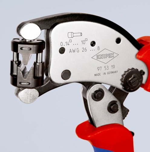 Пресс-клещи KNIPEX KN-975319 Twistor T для контактных гильз - изображение 2